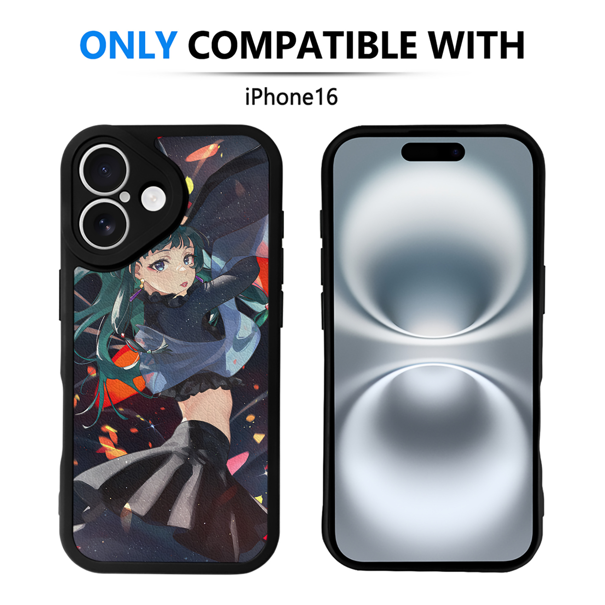 （画像用） 薬屋のひとりごと The Apothecary Diaries 【iPhone 16シリーズ対応】シリコンスマホケース（レザー調） 材質：シリコン